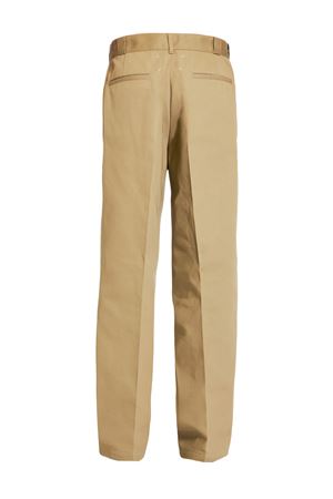 Beige cotton blend trousers MAISON MARGIELA | S50KA0653M35205110